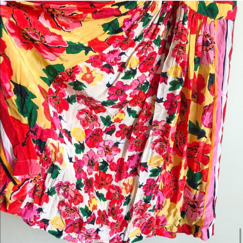 FROGBOX SWISS FLORAL STRIPED VNECKDRESS - Picture 5 of 6